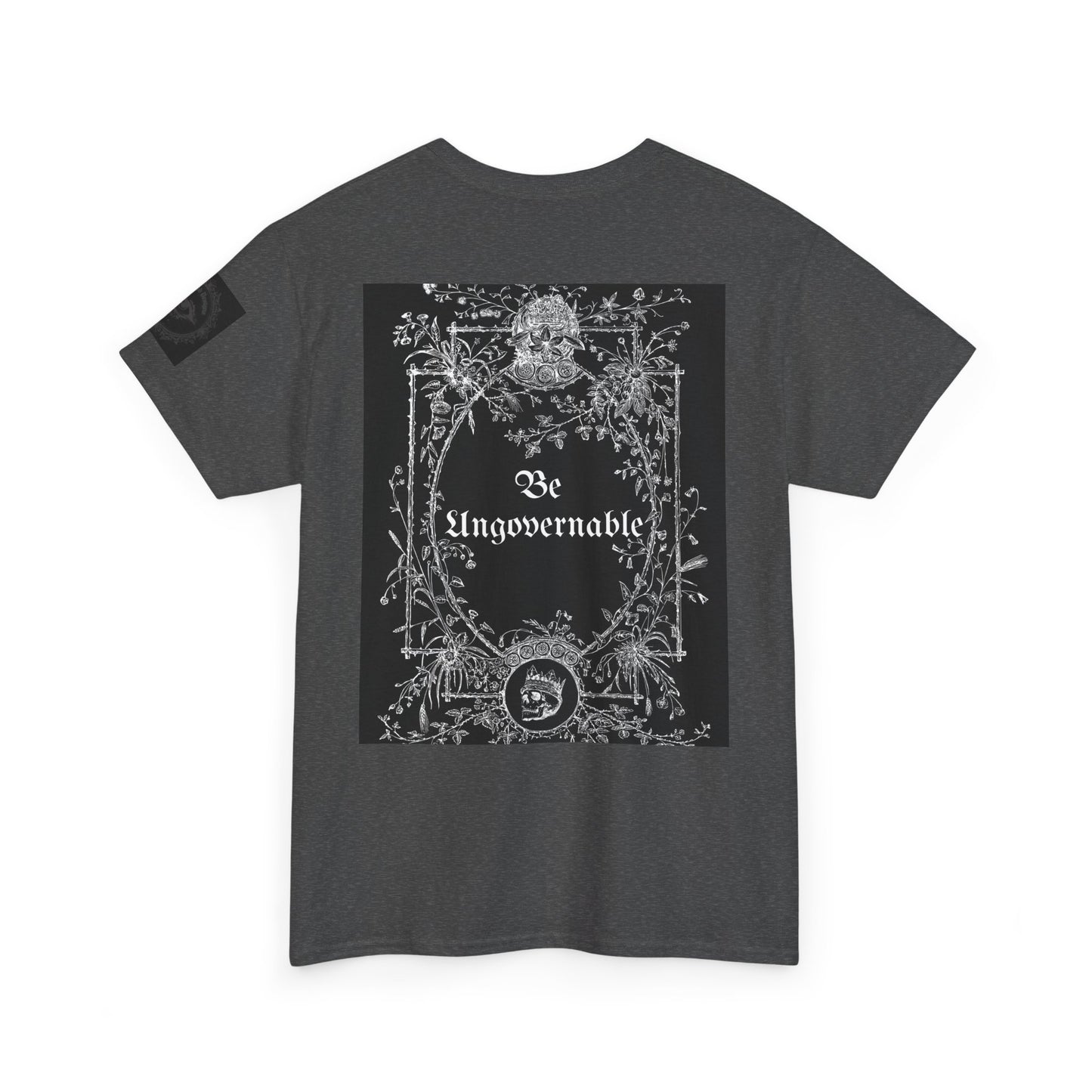 Be Ungovernable Unisex Heavy Cotton Tee - Statement Graphic Tee for Free Spirits