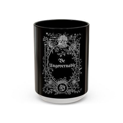 Be Ungovernable Accent Coffee Mug - 11/15oz Black