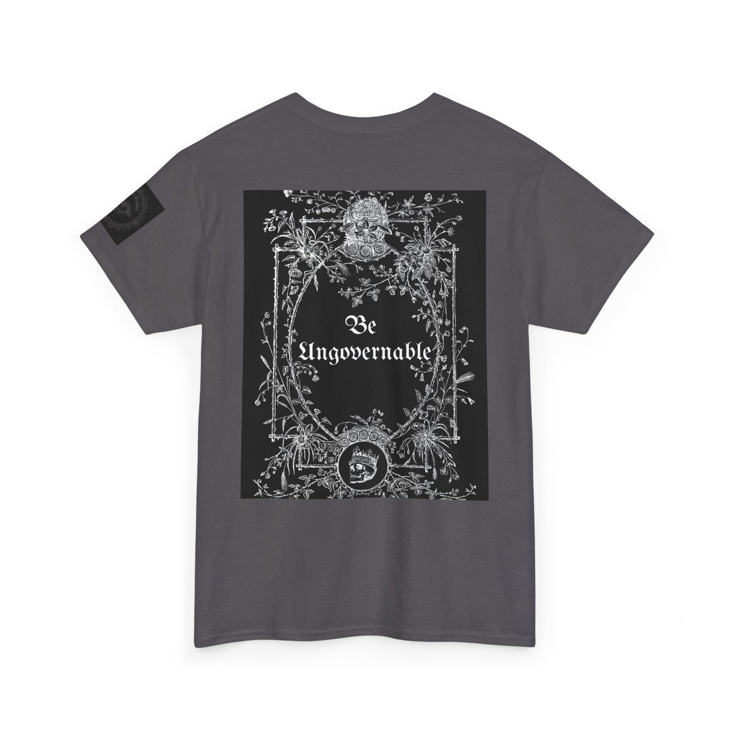 Be Ungovernable Unisex Heavy Cotton Tee - Statement Graphic Tee for Free Spirits